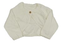 Bílé pletené bolerko George