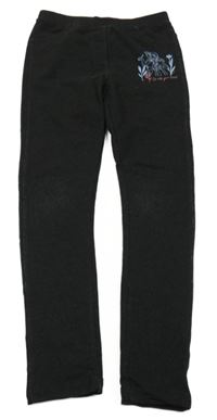 Černé tregíny s Frozen Disney