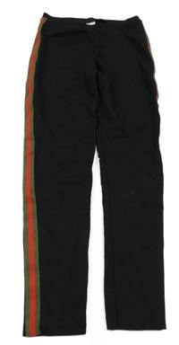 Černé legíny s proužkem C&A