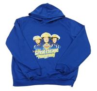 Modrá lehká mikina s Požárníkem Samem a kapucí 