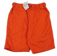 Nové - Červené plátěné kraťasy Next