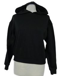 Dámská černá mikina s kapucí H&M