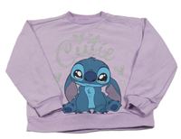 Lila mikina se Stitchem Sinsay