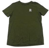 Khaki tričko s logem River Island 