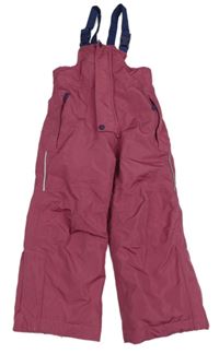 Starorůžové šusťákové funkční laclové oteplovačky Crane