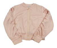 Růžová saténová bunda Matalan