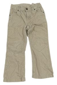 Béžové manšestráky H&M