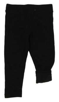 Černé zateplené legíny Primark