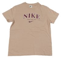 Světlerůžové tričko s logem Nike 