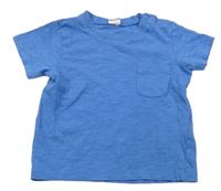 Modré tričko s kapsičkou H&M