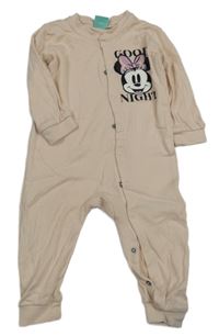 Broskvový overal s Minnií Disney