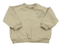 Béžová oversize mikina s nápisem F&F