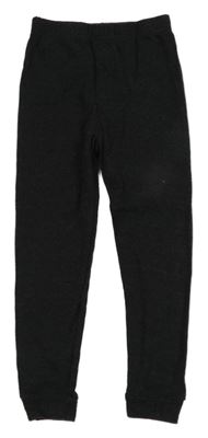 Tmavošedé žebrované spodní legíny Kiki&Koko