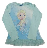 Světlezelená tunika s Elsou Disney