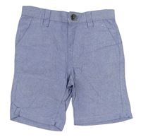 Světlemodré melírované chino plátěné kraťasy Denim Co.