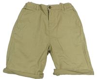 Béžové chino plátěné  kraťasy PRIMARK