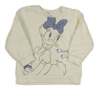 Bílá mikina s Daisy zn. PRIMARK