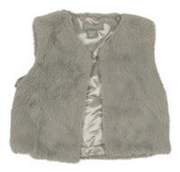 Šedé kožešinové podšité bolérko PRIMARK