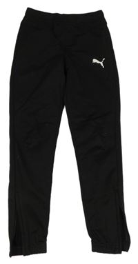 Černé sportovní tepláky s logem PUMA