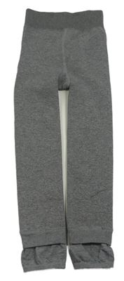 Šedé melírované thermo pončochové legíny Cool&Young