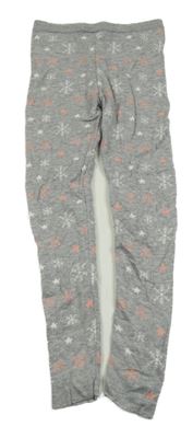 Šedé melírované kamaše s vločkami Pepperts!