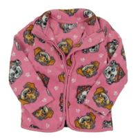 Růžová fleecová propínací mikina s PAW PATROL George