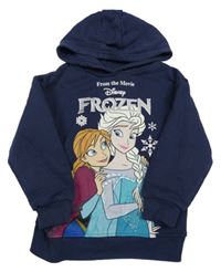 Tmavomodrá mikina s Frozen a kapucí PRIMARK