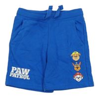 Cobaltově modré teplákové kraťasy s PAW PATROL C&A