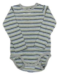 Šedo/melírovano-pruhované body H&M