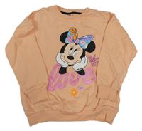 Světleoranžová mikina s Minnie 