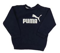 Tmavomodrá mikina s logem Puma