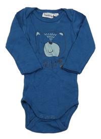 Tmavomodré body s medvědem Impidimpi
