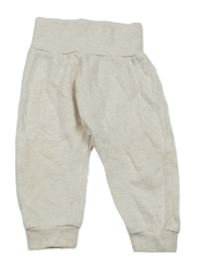 Světlebéžové melírované tepláky H&M