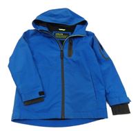 Safírová šusťáková jarní bunda s kapucí Next