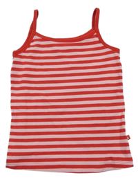 Červeno-růžový pruhovaný top Zebralino