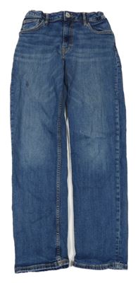 Modré relaxed fit tapered leg rifle H&M