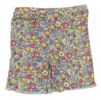 Barevné květované elastické kraťasy Primark
