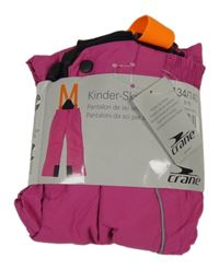 Nové - růžové šusťákové funkční oteplovačky s kšandami Crane