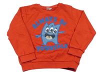 Červené triko s příšerkou 