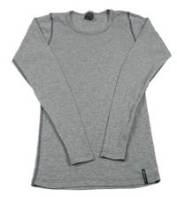 Šedé melírované thermo triko 