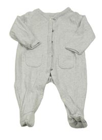 Šedý žebrovaný overal C&A