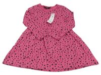 Nové - růžové vzorované šaty George