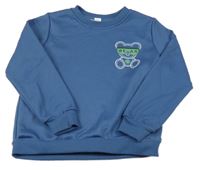 Modrá mikina s medvědem 