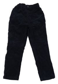 Tmavomodré skinny manšestráky Next