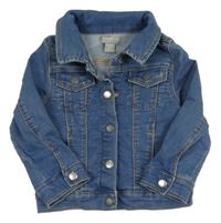 Modrá tepláková riflová bunda Primark