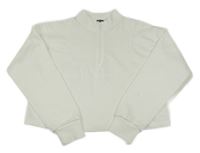 Bílá crop mikina New Look