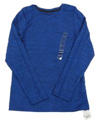 Nové - tmavomodré melírované sportovní triko Dunnes