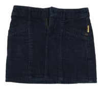 Tmavomodrá manšestrová sukně Vingino