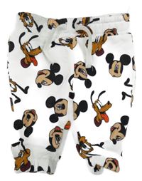 Bílé tepláky s Mickeym a Plutem Primark