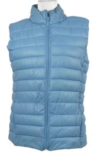 Dámská světlemodrá šusťáková zateplená vesta Blue Motion 